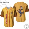 Chipmunks Chip ân’ Dale All Over Print Baseball Jersey – Gold Brown